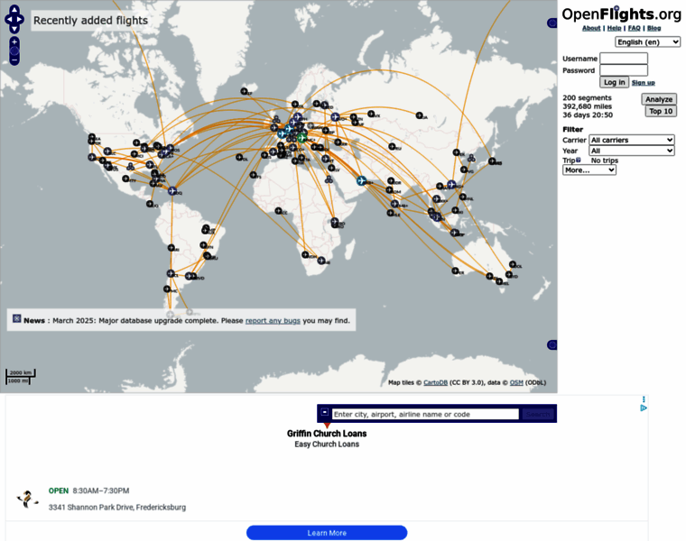 Openflights.org thumbnail Openflights.org thumbnail