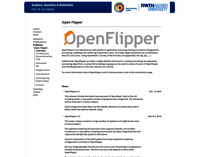 Openflipper.org thumbnail