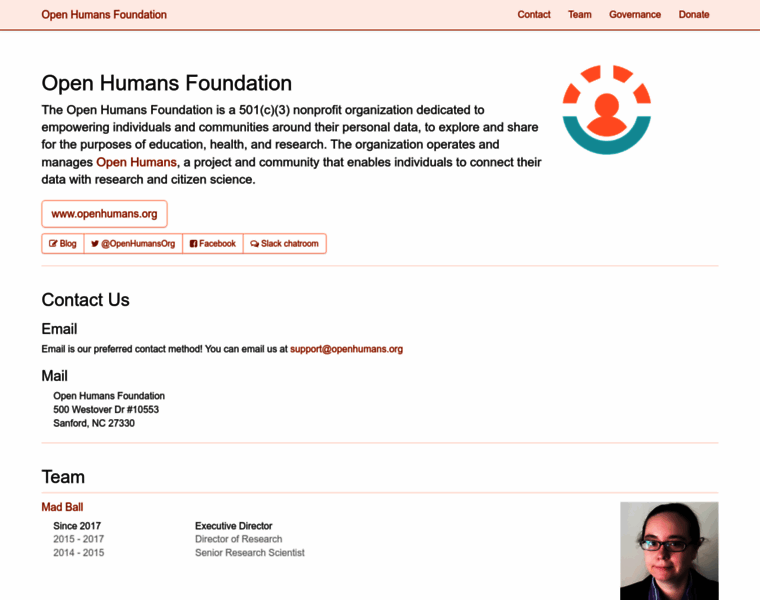 Openhumansfoundation.org thumbnail