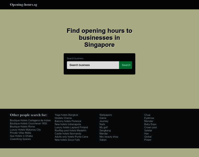 Opening-hours.sg thumbnail