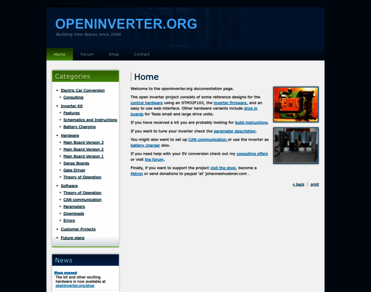 Openinverter.org thumbnail