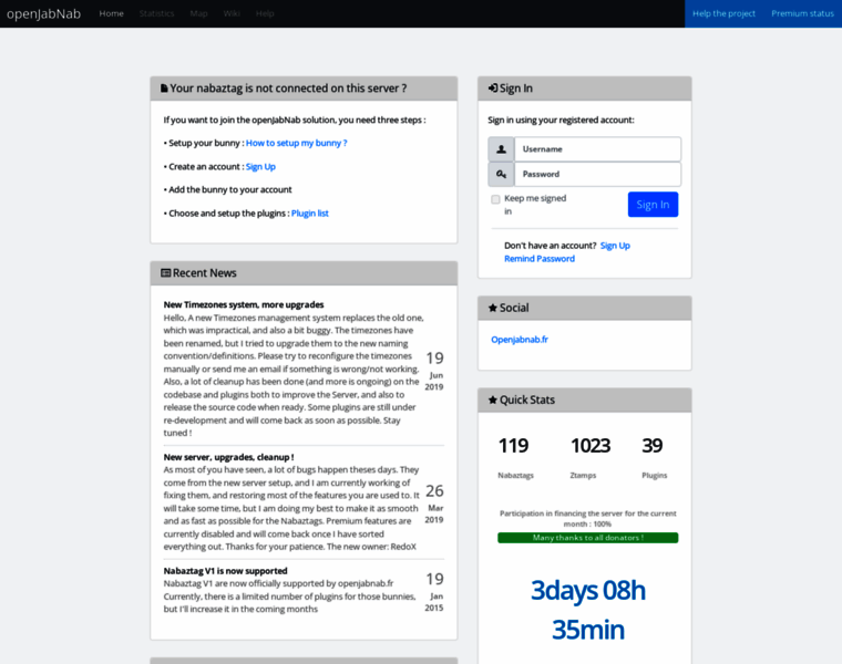 Openjabnab.fr thumbnail