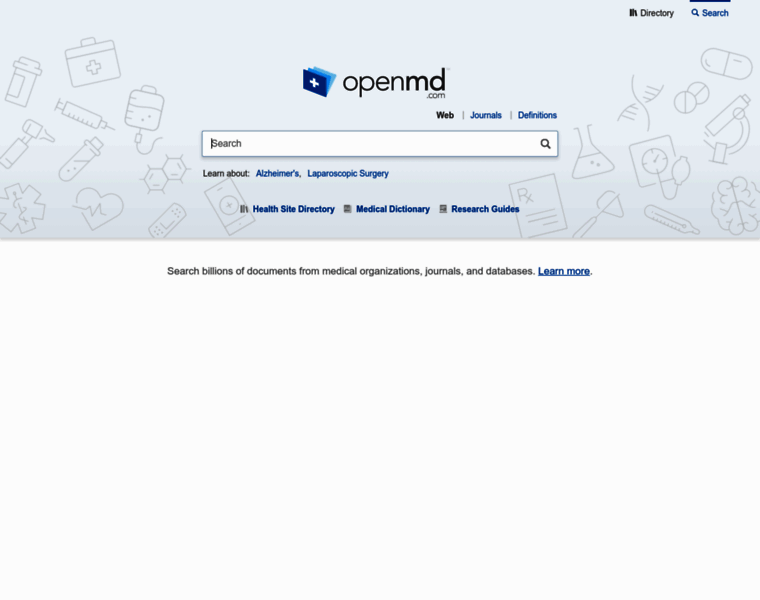 Openmd.com thumbnail