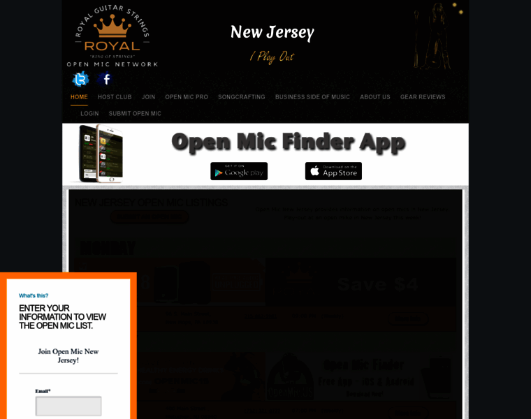 Openmicnewjersey.com thumbnail