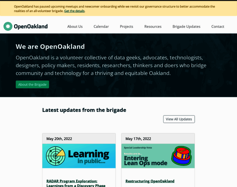 Openoakland.org thumbnail