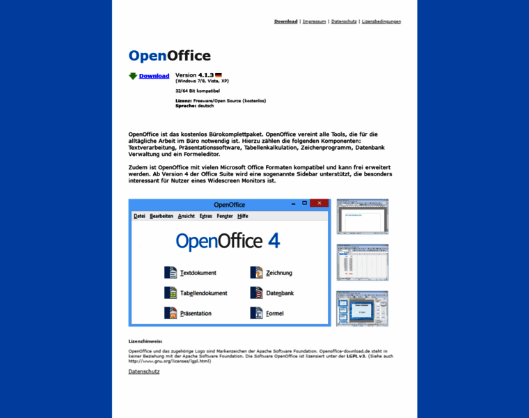 Openoffice-download.de thumbnail