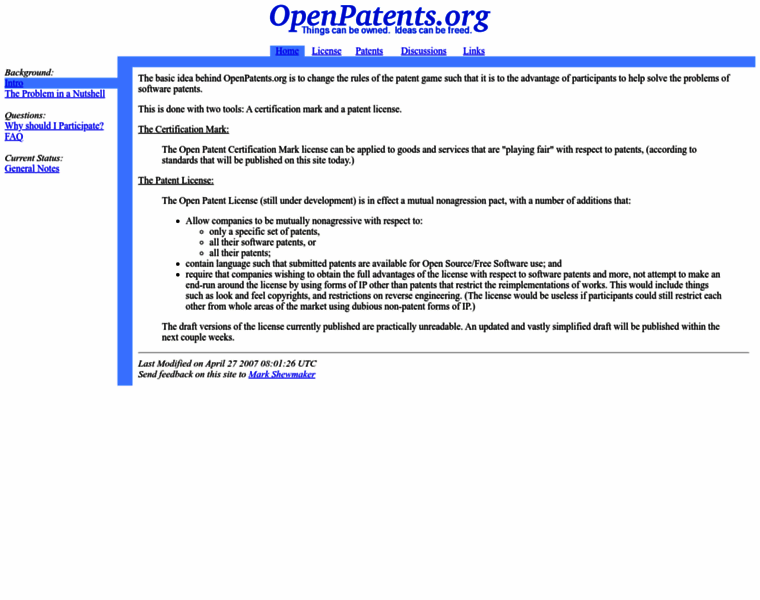 Openpatents.org thumbnail