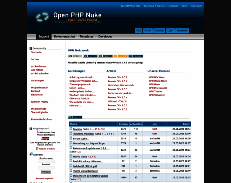 Openphpnuke.info thumbnail