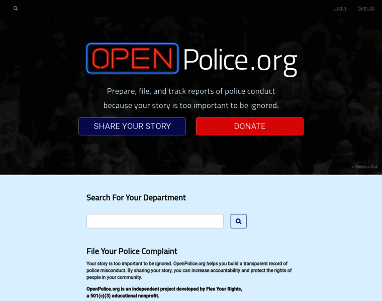 Openpolice.org thumbnail