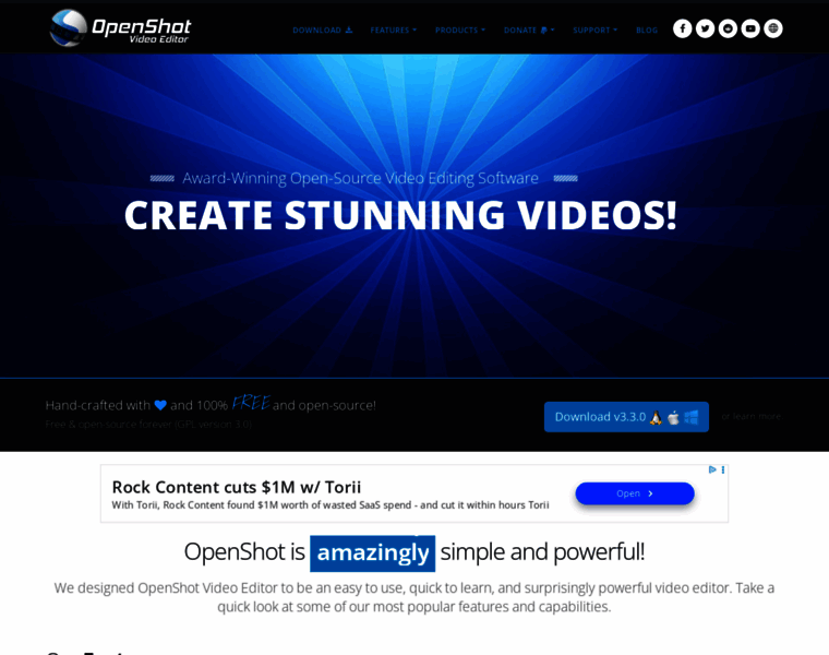 Openshot.org thumbnail