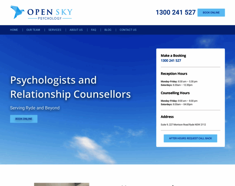 Openskypsychology.com.au thumbnail