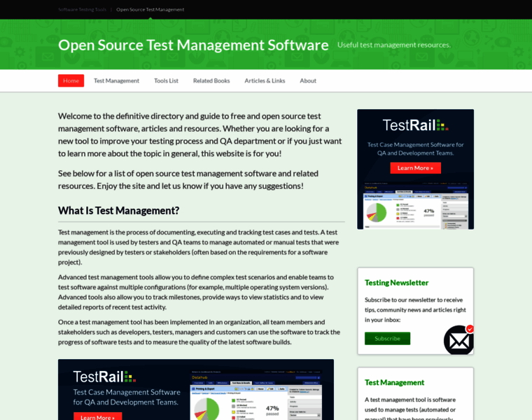 Opensourcetestmanagement.com thumbnail