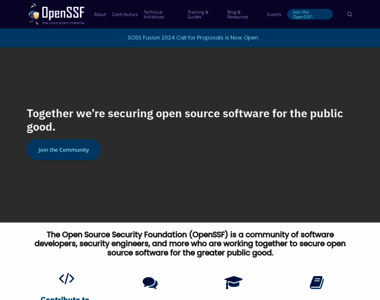 Openssf.org thumbnail
