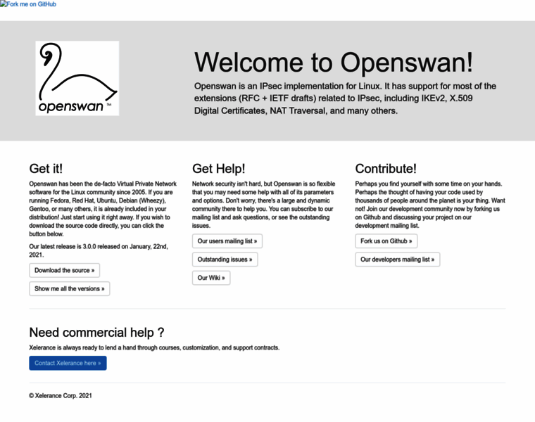 Openswan.org thumbnail