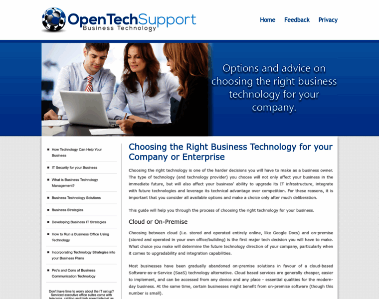 Opentechsupport.net thumbnail