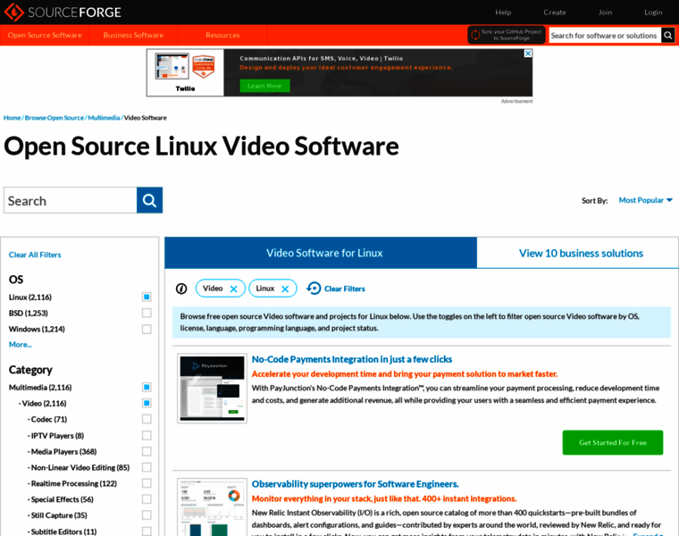 Openvideoplayer.sourceforge.io thumbnail