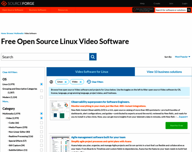 Openvideoplayer.sourceforge.net thumbnail