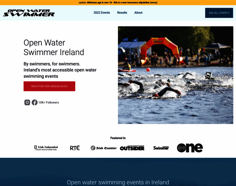Openwaterswimmer.ie thumbnail