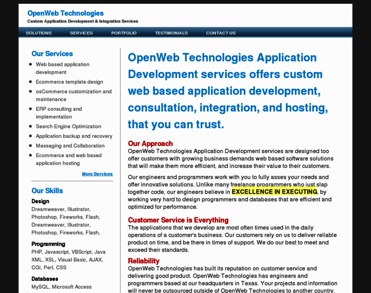 Openwebtech.com thumbnail