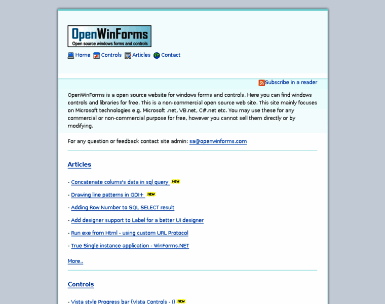Openwinforms.com thumbnail
