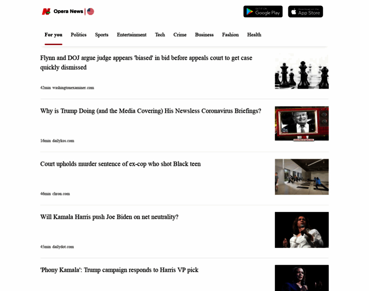 Operanewsapp.com thumbnail