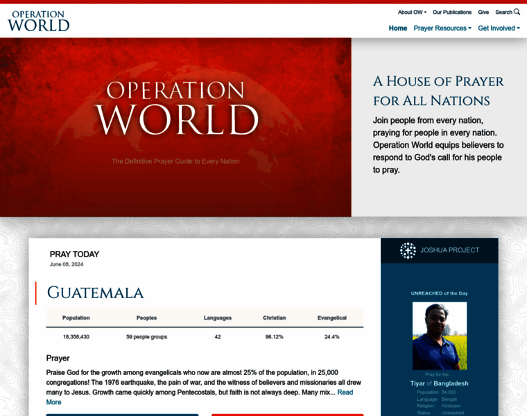 Operationworld.org thumbnail