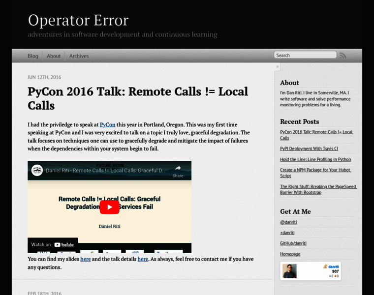 Operatorerror.org thumbnail Operatorerror.org thumbnail