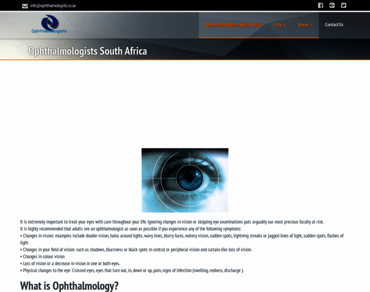 Ophthalmologists.co.za thumbnail