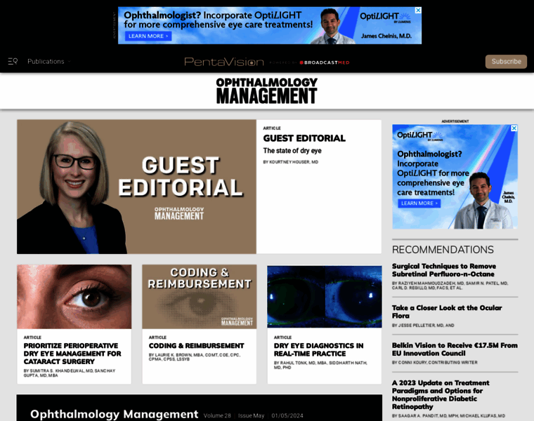Ophthalmologymanagement.com thumbnail
