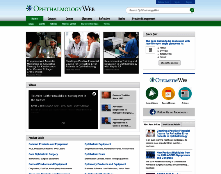 Ophthalmologyweb.com thumbnail Ophthalmologyweb.com thumbnail