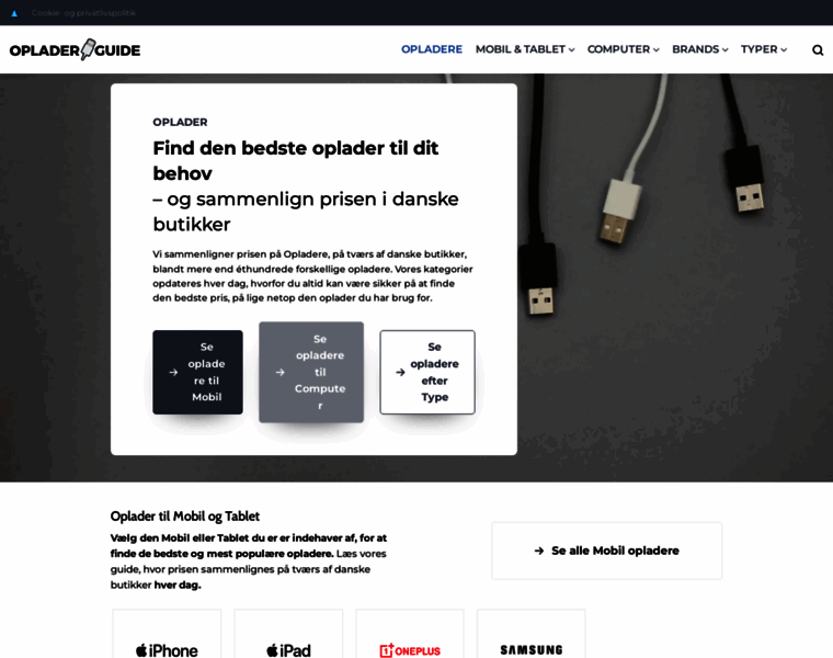 Opladerguide.dk thumbnail