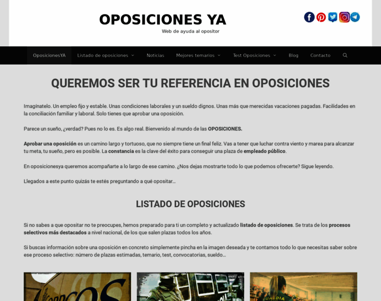 Oposicionesya.com thumbnail
