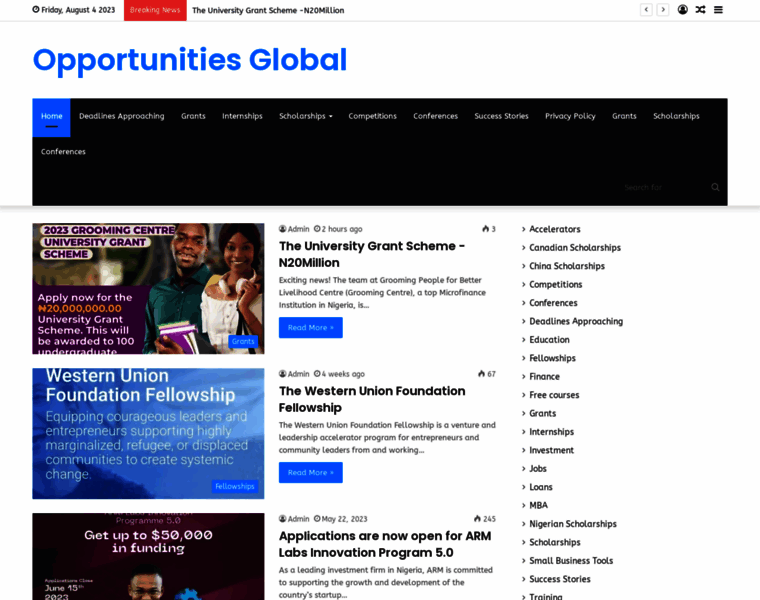 Opportunitiesglobal.net thumbnail