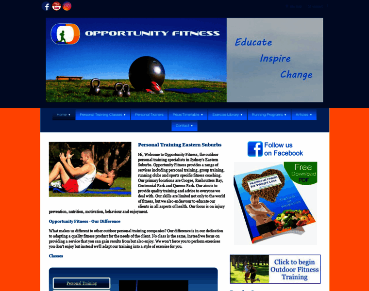 Opportunityfitness.com.au thumbnail