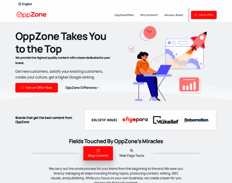 Oppzone.agency thumbnail