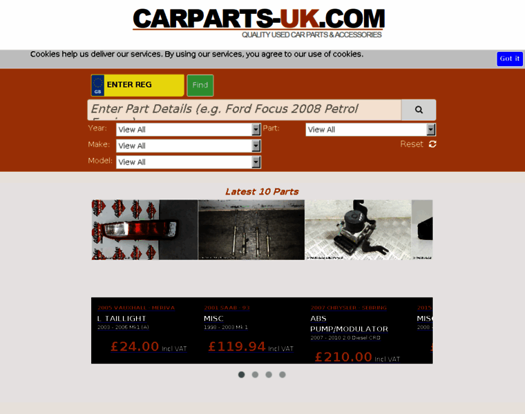 Ops.carparts-uk.com thumbnail