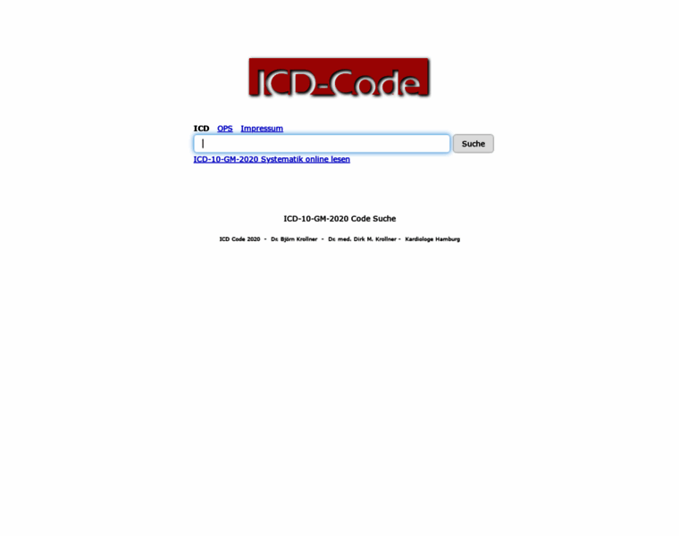 ops.icd-code.de at WI. ICD-10-GM-2022 Code Suche