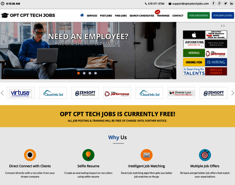 Optcpttechjobs.com thumbnail