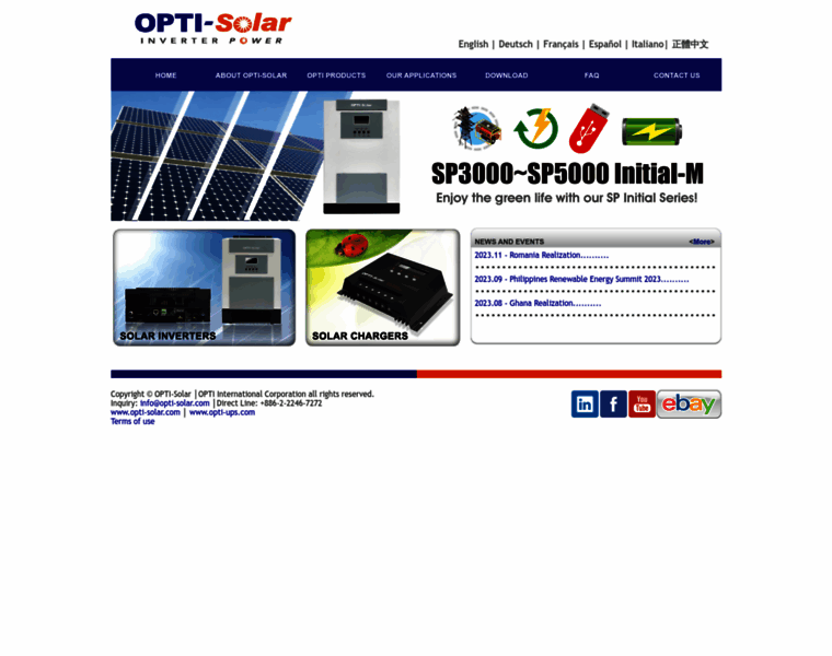 Opti-solar.com thumbnail