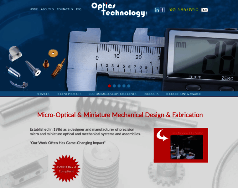 Opticstechnology.com thumbnail