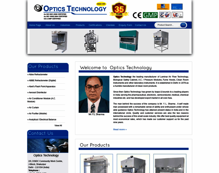 Opticstechnology.in thumbnail