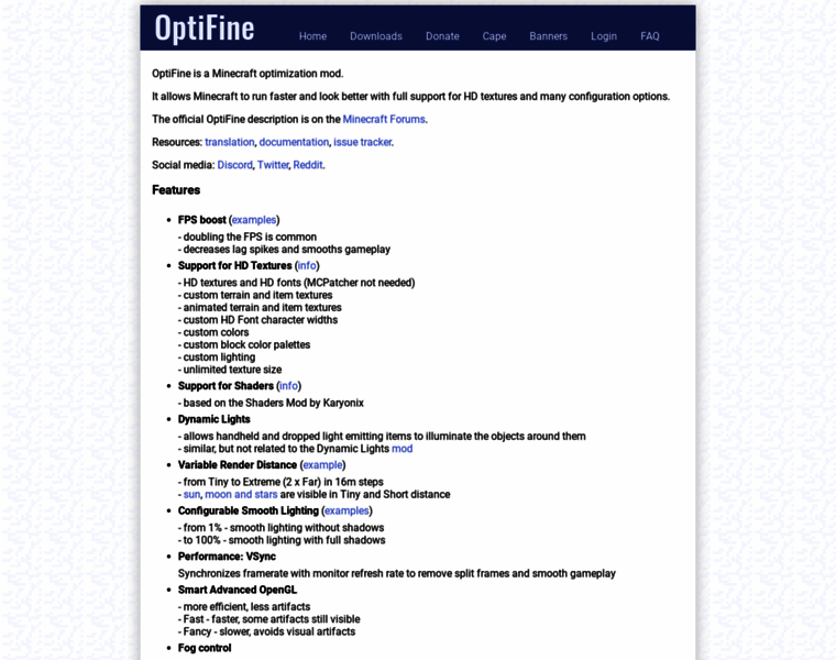 Optifine.net thumbnail Optifine.net thumbnail