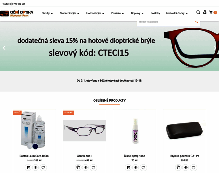 Optika-novotny.cz thumbnail