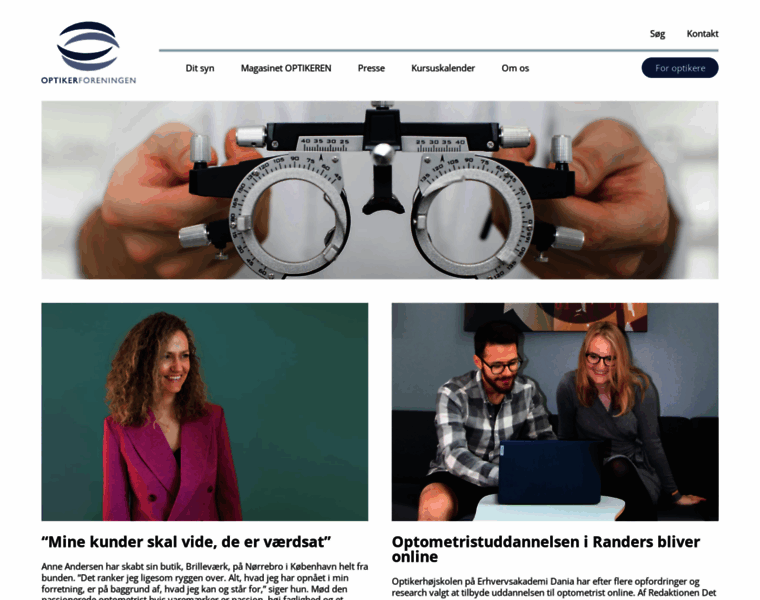 Optikerforeningen.dk thumbnail