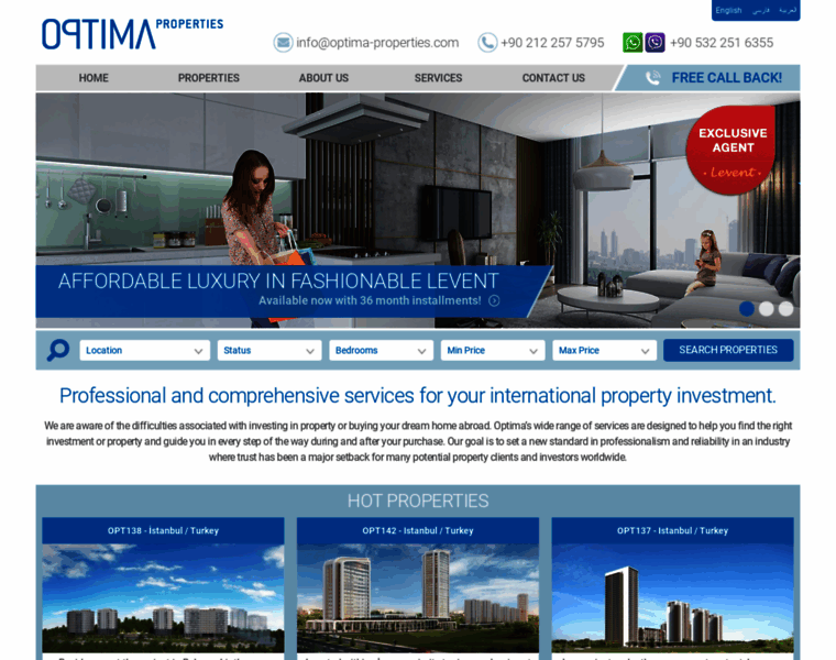 Optima-properties.com thumbnail