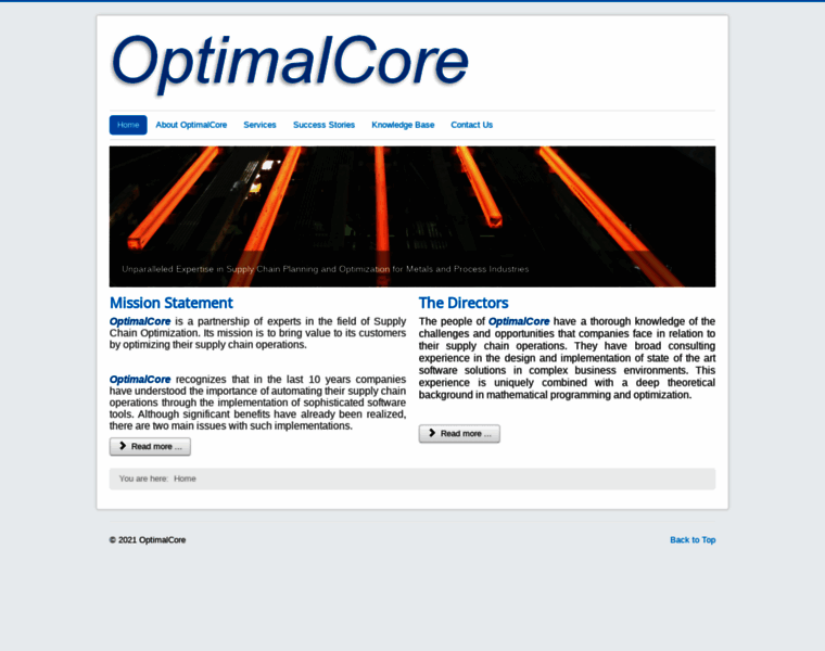 Optimalcore.com thumbnail