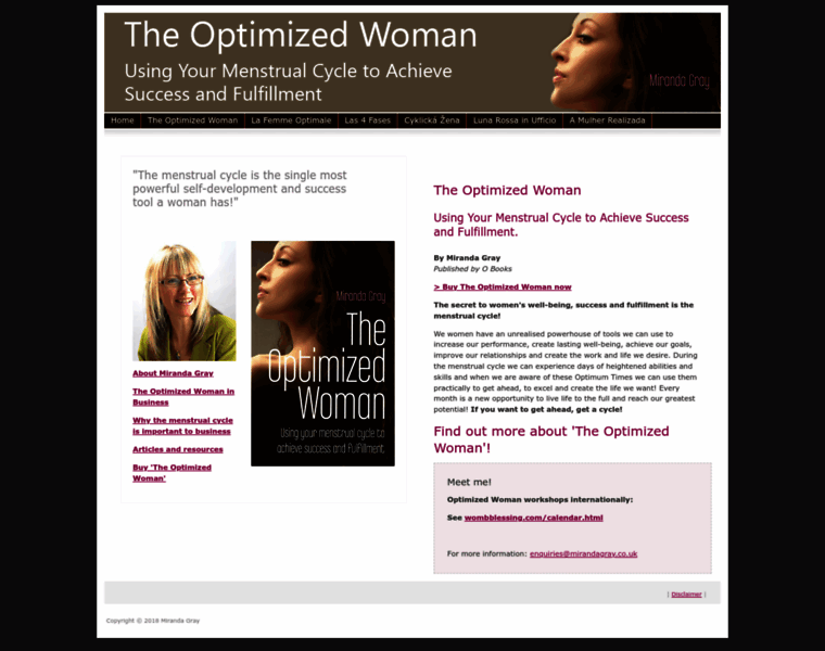 Optimizedwoman.com thumbnail
