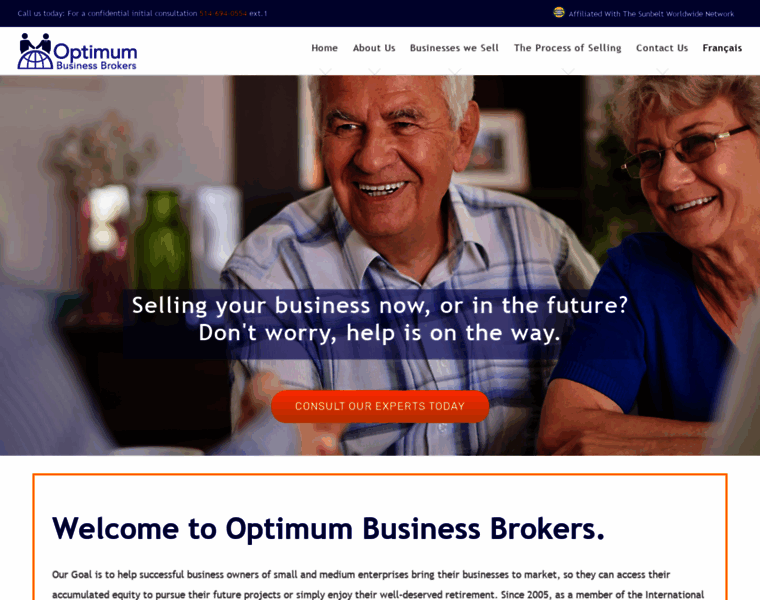 Optimumbusinessbrokers.com thumbnail