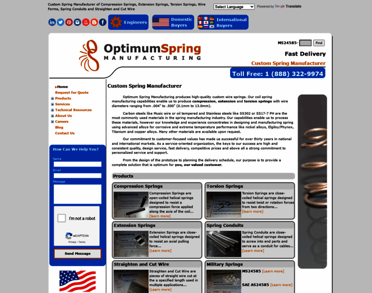 Optimumspring.com thumbnail