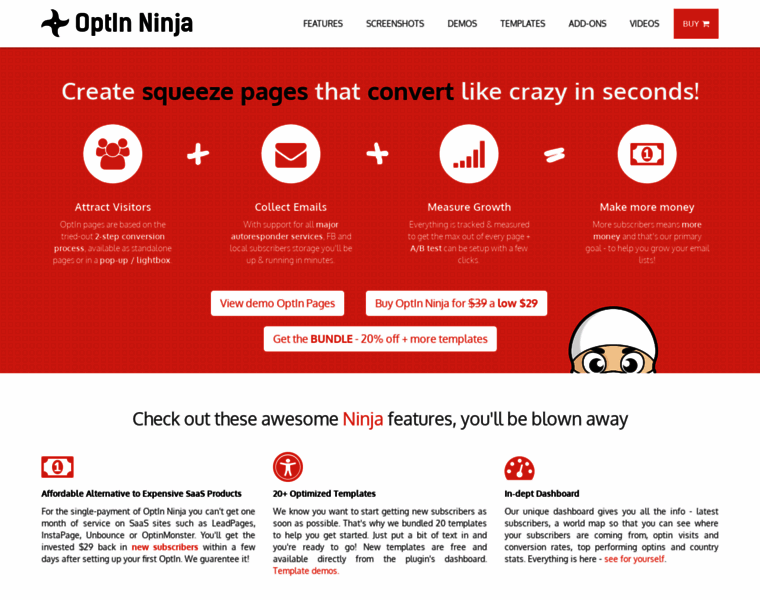 Optin-ninja.webfactoryltd.com thumbnail